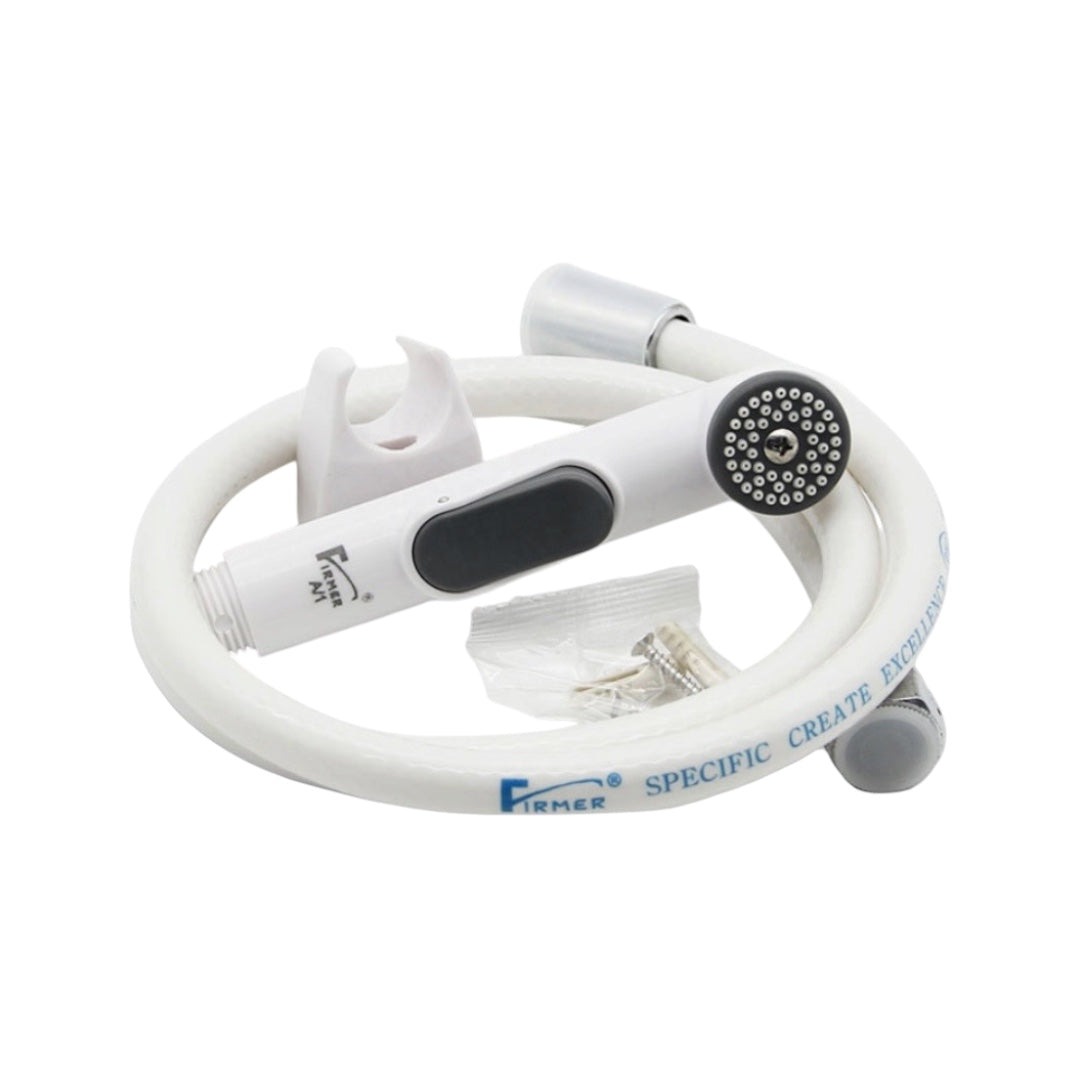 Firmer white shattaf bidet sprayer set 