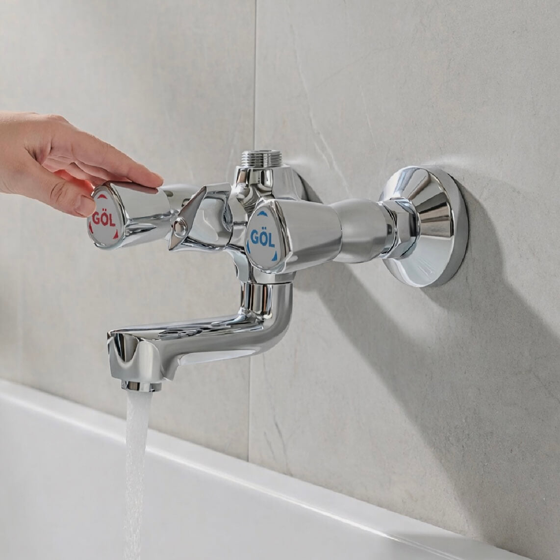 GöL Dual Handle Shower Mixer